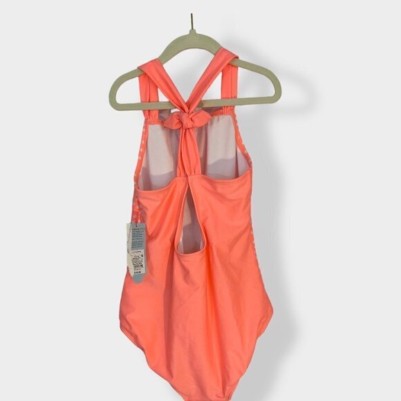 Cat & Jack Pink Polka‎ Dot Swimsuit L Plus - Picture 2 of 3